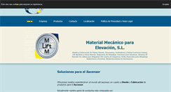 Desktop Screenshot of mmlift.com